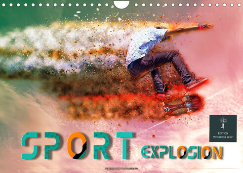 Titelbild des Fotokalenders Sport Explosion von Peter Roder