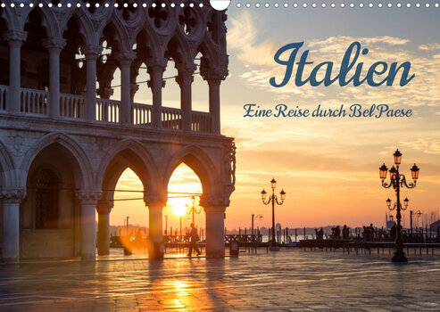 Deckblatt des Kalenders Italien - Eine Reise durch Bel Paese von Matteo Colombo