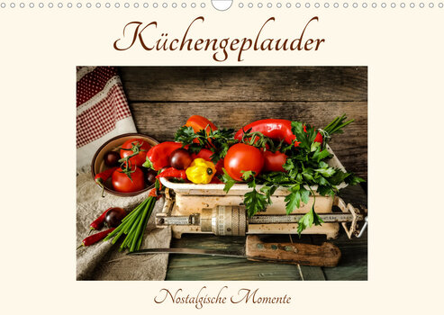 Deckblatt des Kalenders Küchengeplauder - Nostalgische Momente von Eva Ola Feix 