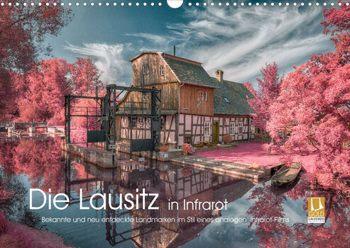 Deckblatt des Kalenders Die Lausitz in Infrarot von Martin Winzer