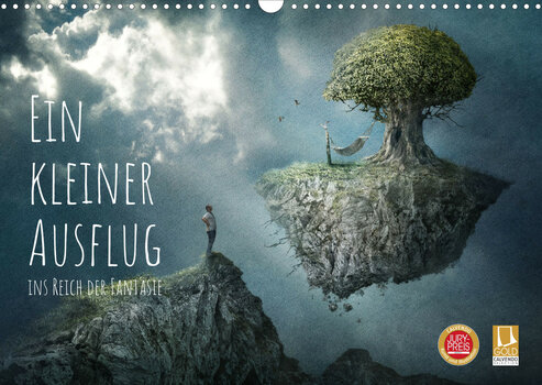 Deckblatt des Kalenders Ein kleiner Ausflug ins Reich der Fantasie von Brigitte Kuckenberg-Wagner