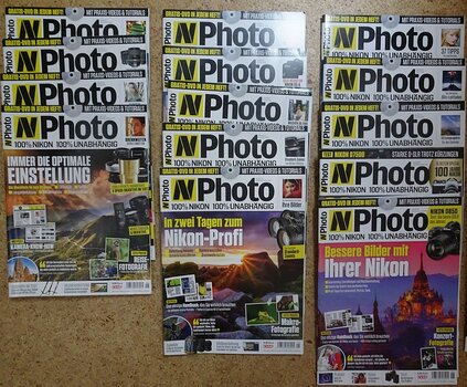 N-Photo diverse Ausgaben von 2015-2019