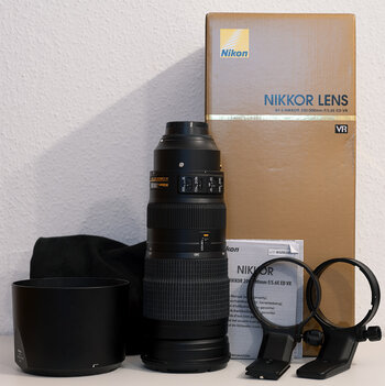 Nikon Nikkor AF-S 200-500mm f5.6E ED VR jetzt 700Euro