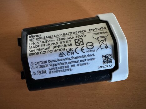 Nikon Z9 Akku - EN-EL18d