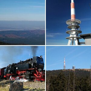Der Brocken (Harz) vom 11.10.2008