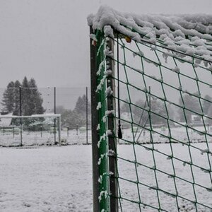 Einsames Fussballtor