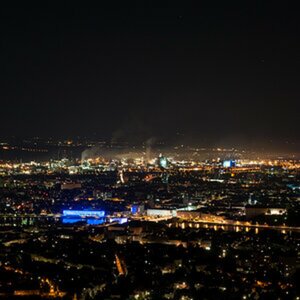 Linz bei Nacht