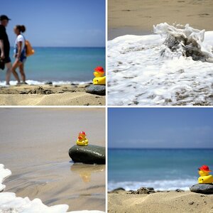 Geschichte eines Feuerwehr-Quietschentchens auf einem Pauschalbadeurlaub