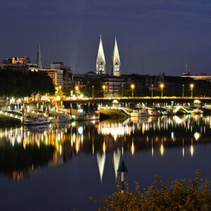 Bremen bei Nacht