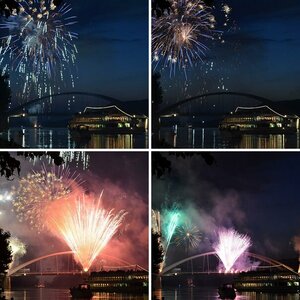 Donau in Flammen