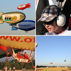 Heißluftballons und -Zeppeline