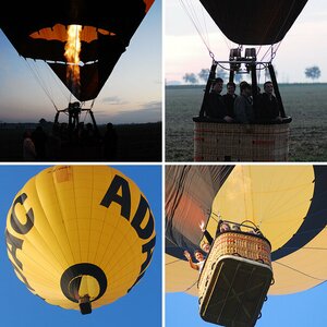 Ballonfahrt mit Hochzeit