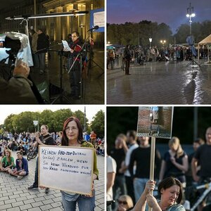 Menschen die für FRIEDEN sind