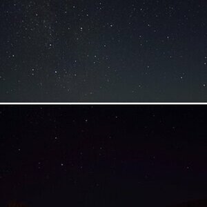 Erster Astro-Versuch Namibia