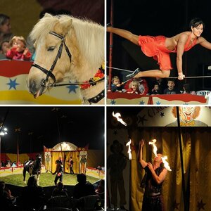 kleiner Zirkus im Dorf