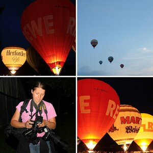 Ballonglühen in Schachten