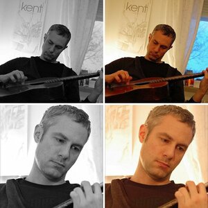 Portrait Tommy Gittare spielend