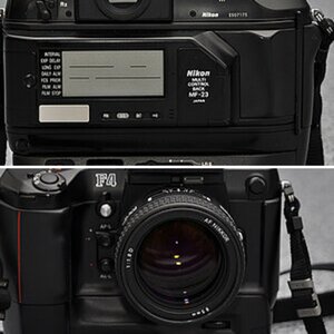 Nikon F4, MB-23, MF-23