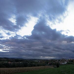 Wolkenfront im Anmarsch