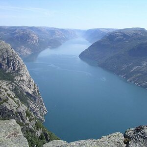 Norwegen
Blick vom Prediktstuhl