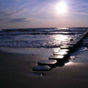 Abends am Meer