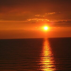 Sonnenuntergang am Meer