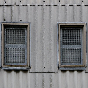 Fenster grau