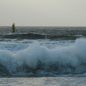 Borkum, mittlere Sturmflut, Pegel Südstrand (MHX 6370HTUSMx)