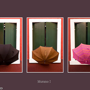 Murano - Familenaufstellung...der Regenschirme