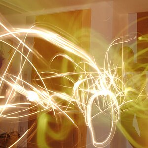 Lightgraffiti - grün-weiß/gelb