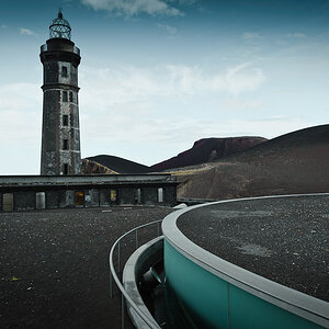 Blick auf Capelinhos / Faial