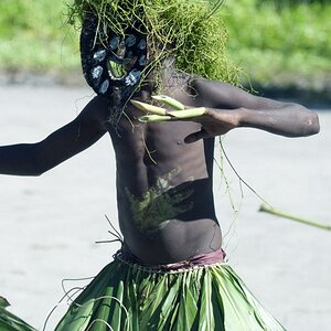 Malagan Dancer aus Langania - Neu Irland