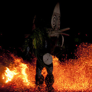 Baining Fire Dancer - East New Britain
