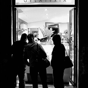 An der Eisdiele - Siena 05 / 2010