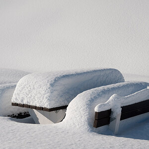 201002037087 - Thüringen im Winter: Auf einem Rastplatz an der A73...
