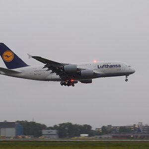 Airbus A380, erster "Besuch" in Nürnberg