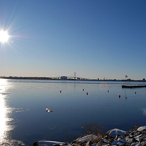 Wintersonne an der Ostseeküste
