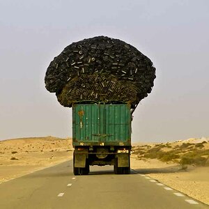 LKW in der West-Sahara