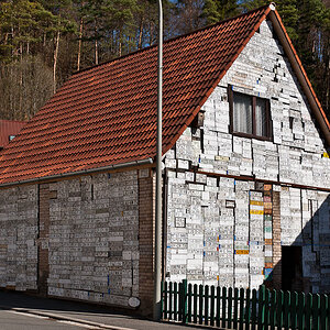 Die Schilderscheune in Wolfsberg (Fränkische Schweiz)