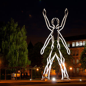 1 Borofsky skulptur