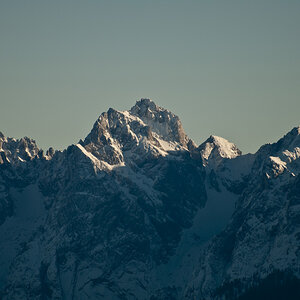 Blick zum "Wilden Kaiser" vom Wendelstein