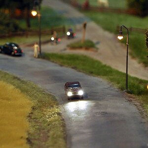 Abendliche Landstrasse