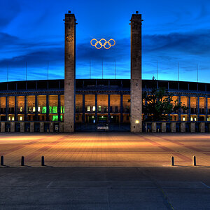 Blaues Olympia