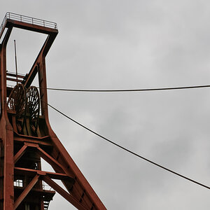 Förderturm mit Metadaten