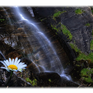 Wasserfall im Pöllertal