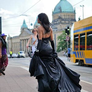 CSD Leipzig 2011 (Lady(?) in Black)