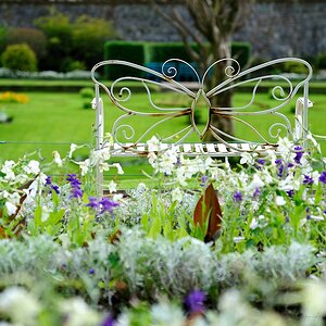 X 0164 Irland 2011 Kylemore Garden bench