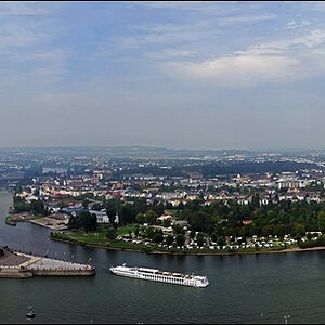 Buga Koblenz - 22.08.2011 Deutsches Eck Panorama