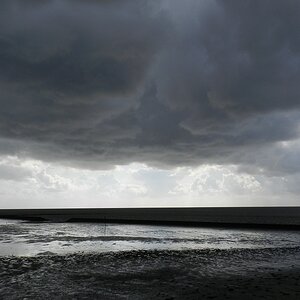 Wetter Kapriolen in Norddeich