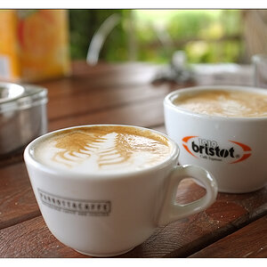 cappuccino auf Wolin